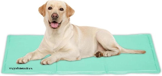 Mat di raffreddamento per cane e gatto - 60 x 100 cm - Blu turquesa - Lavabile