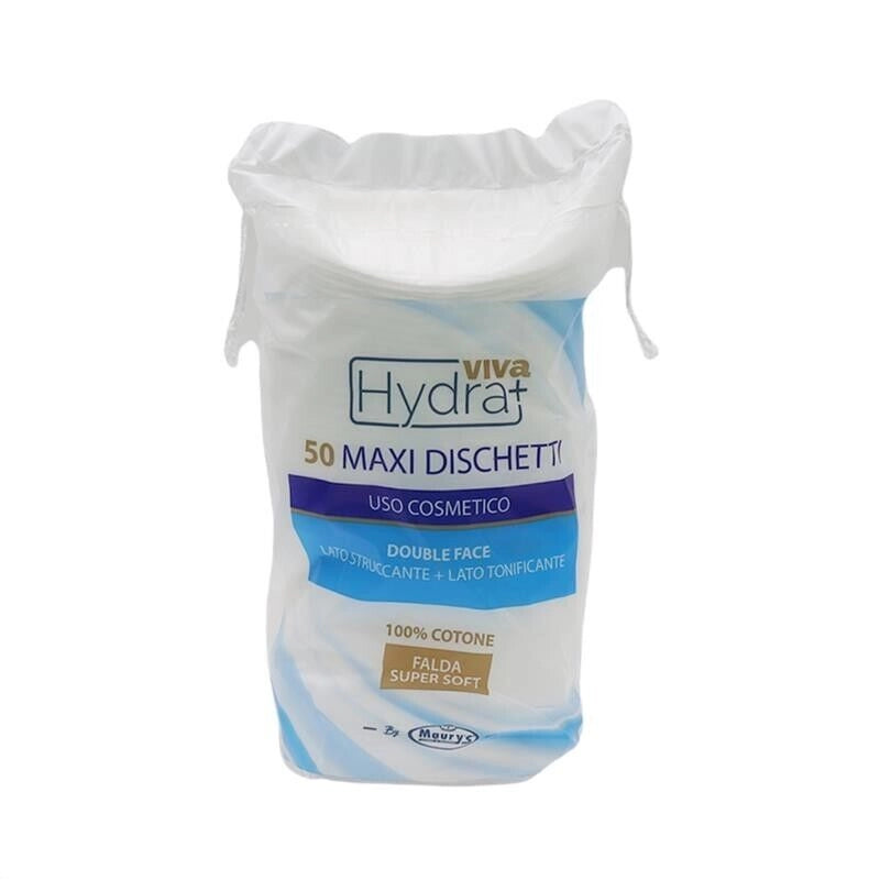 HYDRA VIVA+ COTTON DISC OVALI IN CONFEZIONE DA 50 PEZZI