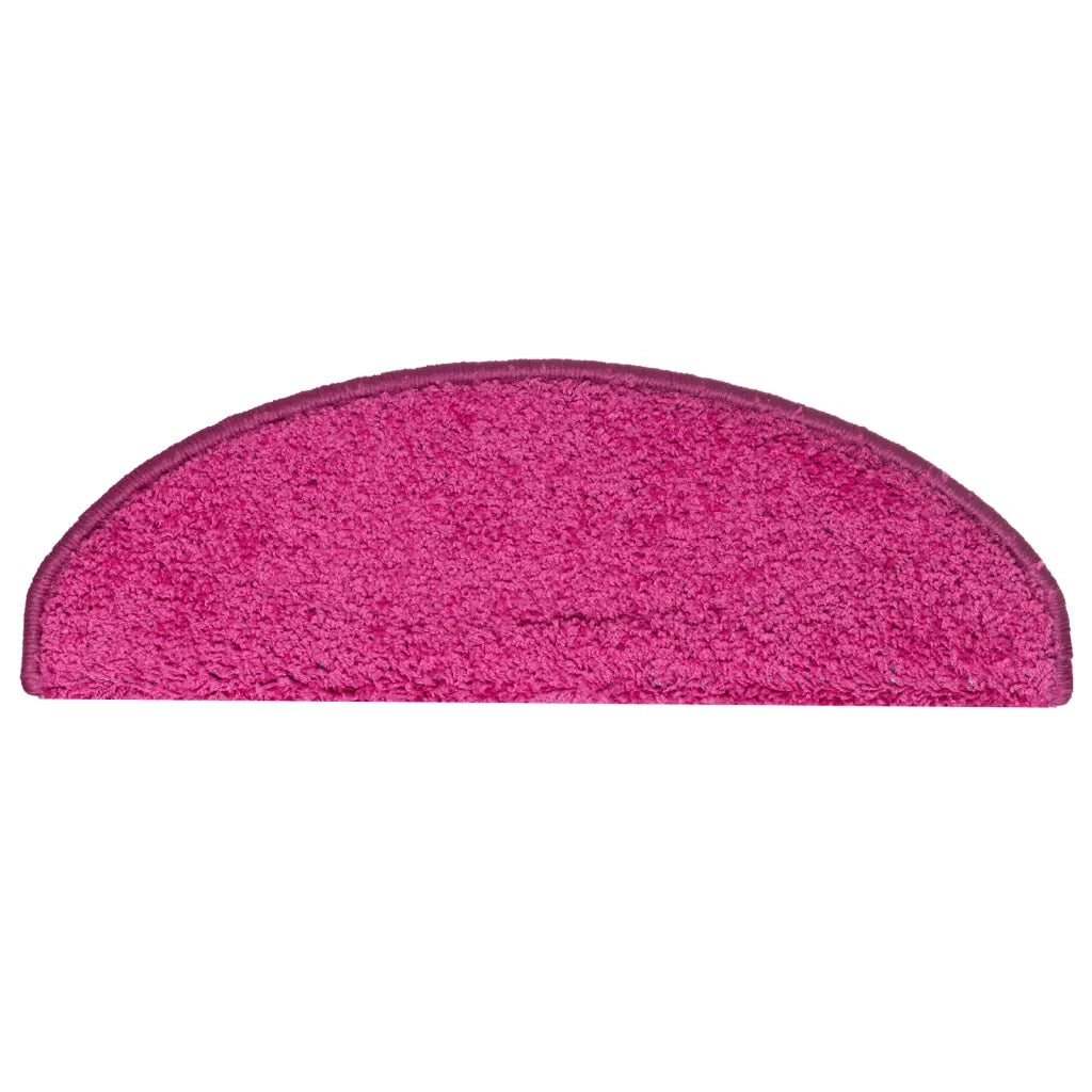 Tappetini per scale 15 pz 65x21x4 cm rosa semicircolari grandi 322381