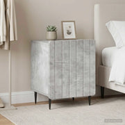 Armadio da Notte 2 pcs Grigio Cemento 43 x 34,5 x 52 cm 894342