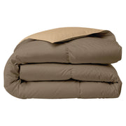 Piumino Letto invernale in Piuma d'Oca 90/10 Double Face 350 Gr/Mq Coperta Inverno Piumone Caldo Trapuntato Trapunta - Piazza e mezza - BeigeDove