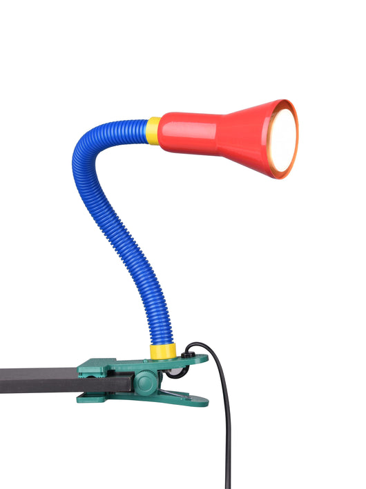 Lampa a morsetto da Interno  E14 in Plastica Multicolore