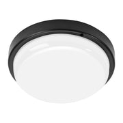 Plafoniera canalina tonda nera LED 18W 4000K IP64 Davo