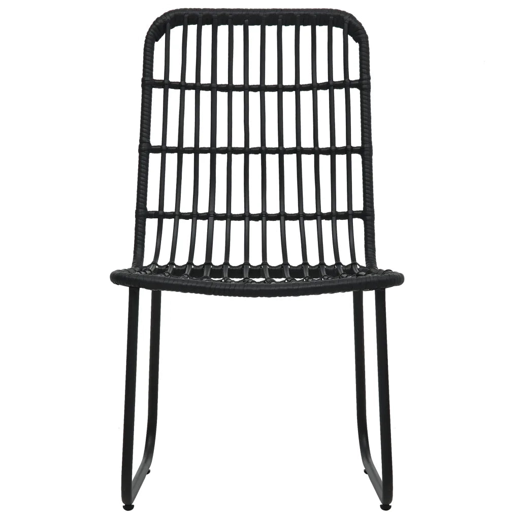 Set da Pranzo da Giardino 9 pz in Polyrattan e Vetro 3060254