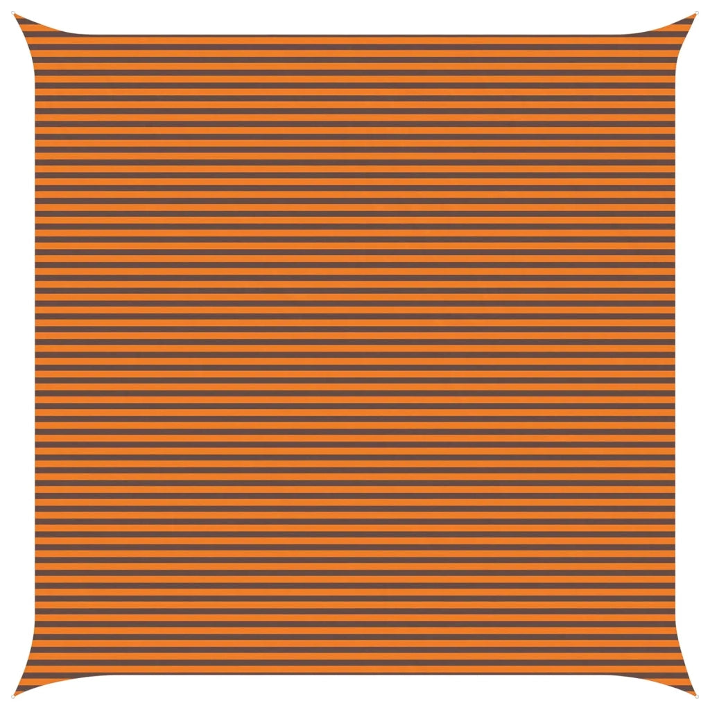 Vela da ombra solare Arancione e Marrone 7 x 7 m