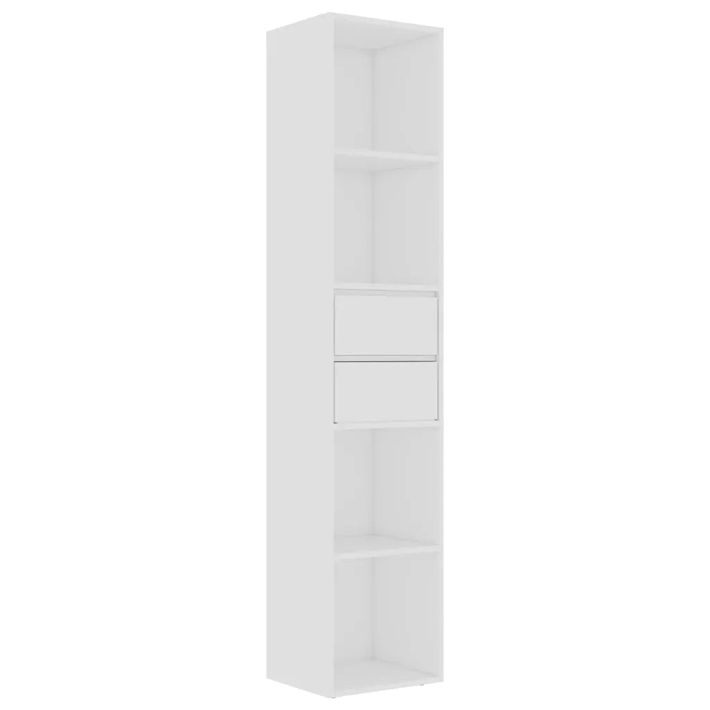 Libreria Bianca 36x30x171 cm in Legno Multistrato