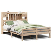 Letto matrimoniale | Letto per adulti | Letto Libreria senza Materasso 140x200 cm in Legno di Pino