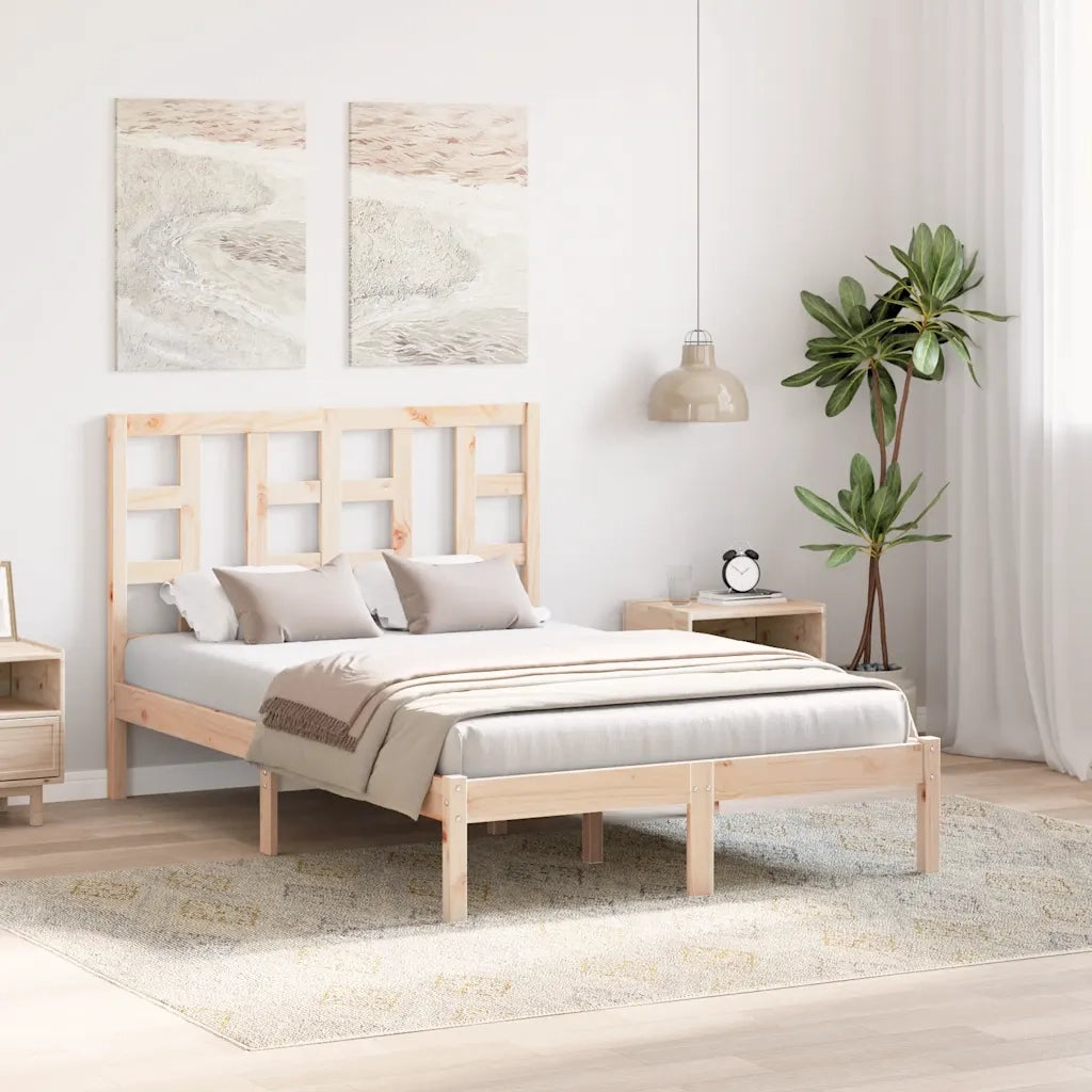 Giroletto-Struttura Letto in Legno Massello 120x190 cm Small Double 885974