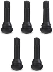 Solidchoice- Rubberen Ventielen - 5 Stuks - TR413/Snap-In - Zwart Autobandventiel - Universeel voor Auto/Motor/Fiets - Goede Afdichting - Bandventielen