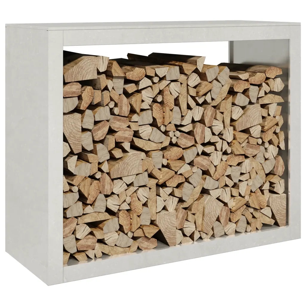Rastrelliera per Legna da Ardere-Portalegna 100x40x80 cm in Acciaio Inox