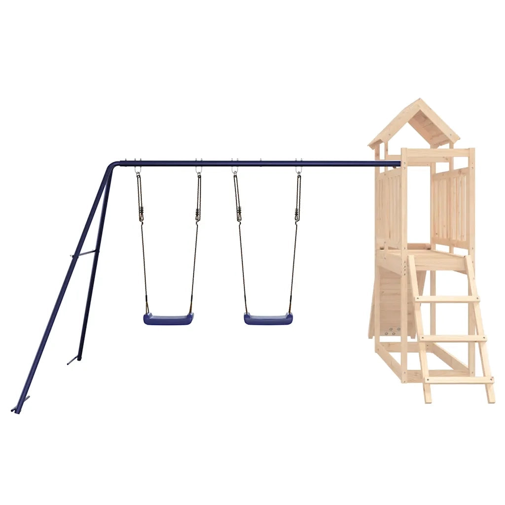Set da Gioco da Esterno in Legno Massello di Pino 3155873