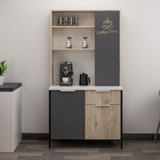 Mobile multiuso Andy rovere antracite 94x50x180H – Funzionalità e stile per ogni spazio