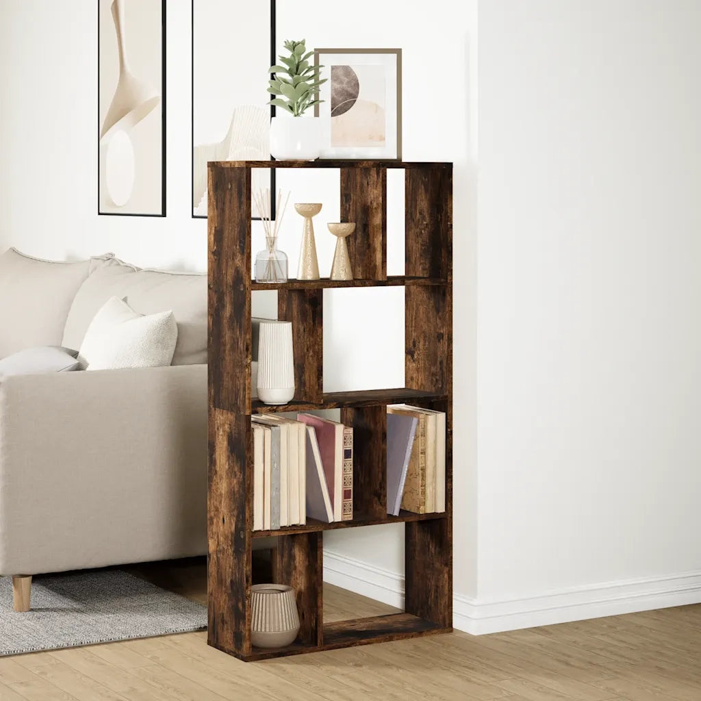 Libreria Rovere Fumo 60x20x120,5 cm in Truciolato 858151