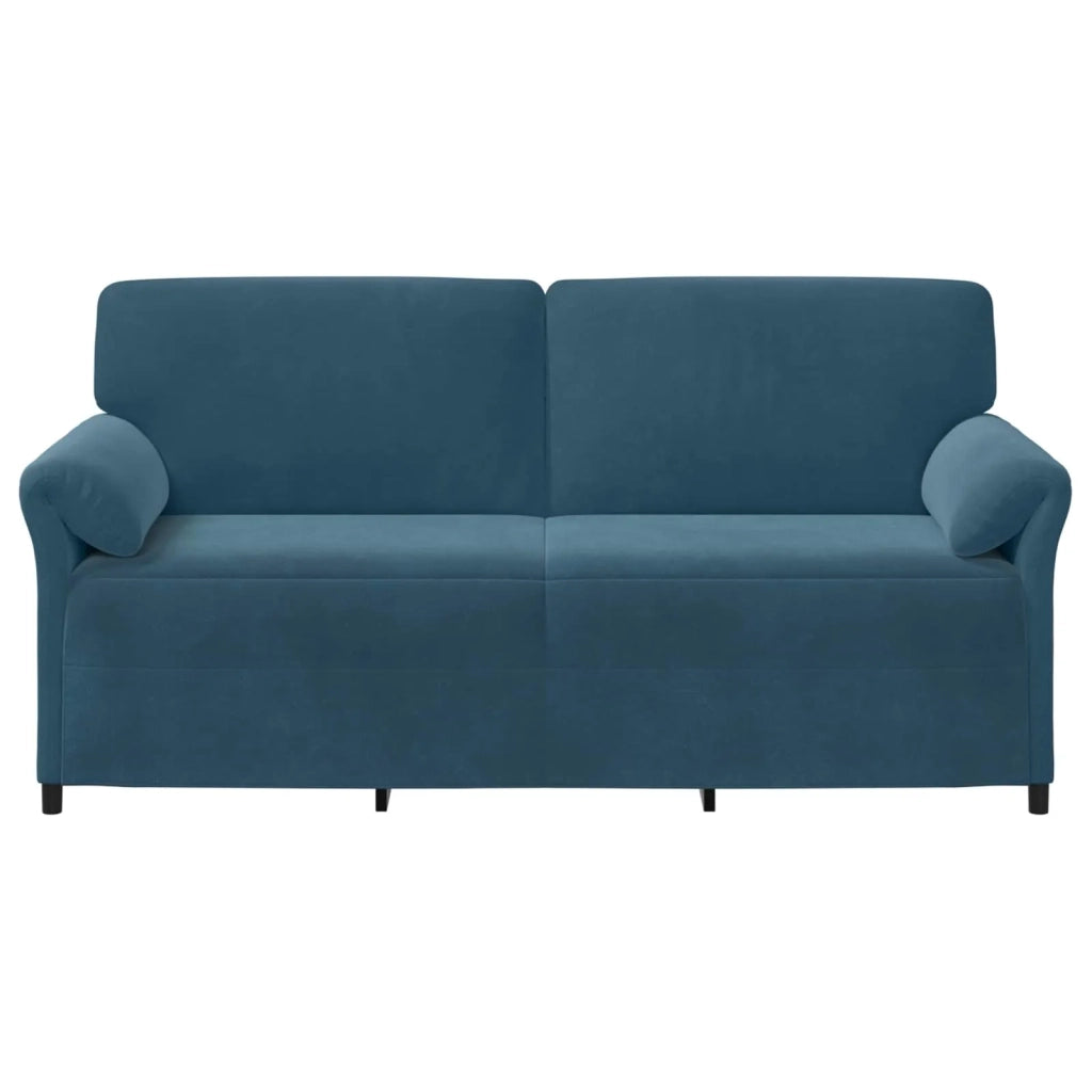 Divano 3-Persone Blu 198 x 83 x 95 cm Velluto 42033976