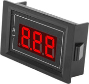 Ampèremetro Digitale 0-100A Display 1 Fase 2 Conduttori Protezione Controfase Alta Precisione.