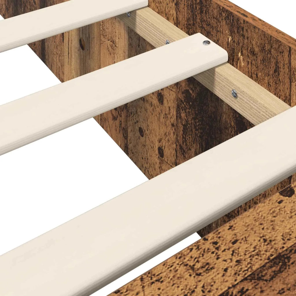 Telaio del letto con storage Legno antico 80 x 200 cm 3429560