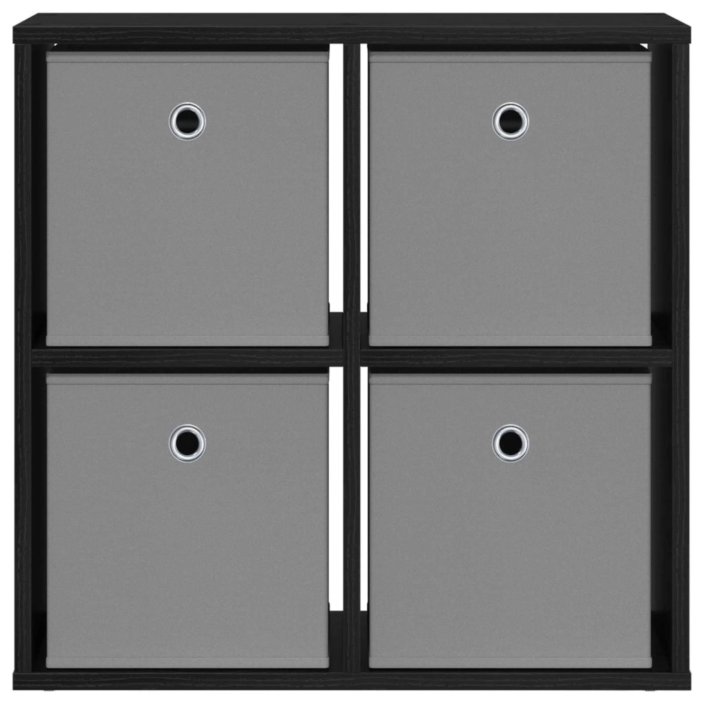 Credenza | Madia | Buffet da pranzo | Armadio da pranzo con cassetto Rovere Nero 59,5 x 27 x 57 cm
