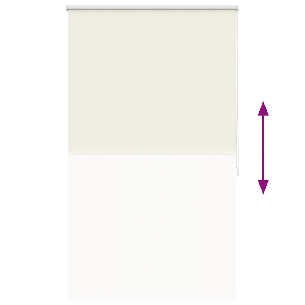 Tenda a rullo oscurante 84,4x175 cm Tessuto Larghezza 80 cm bianco sporco 240108