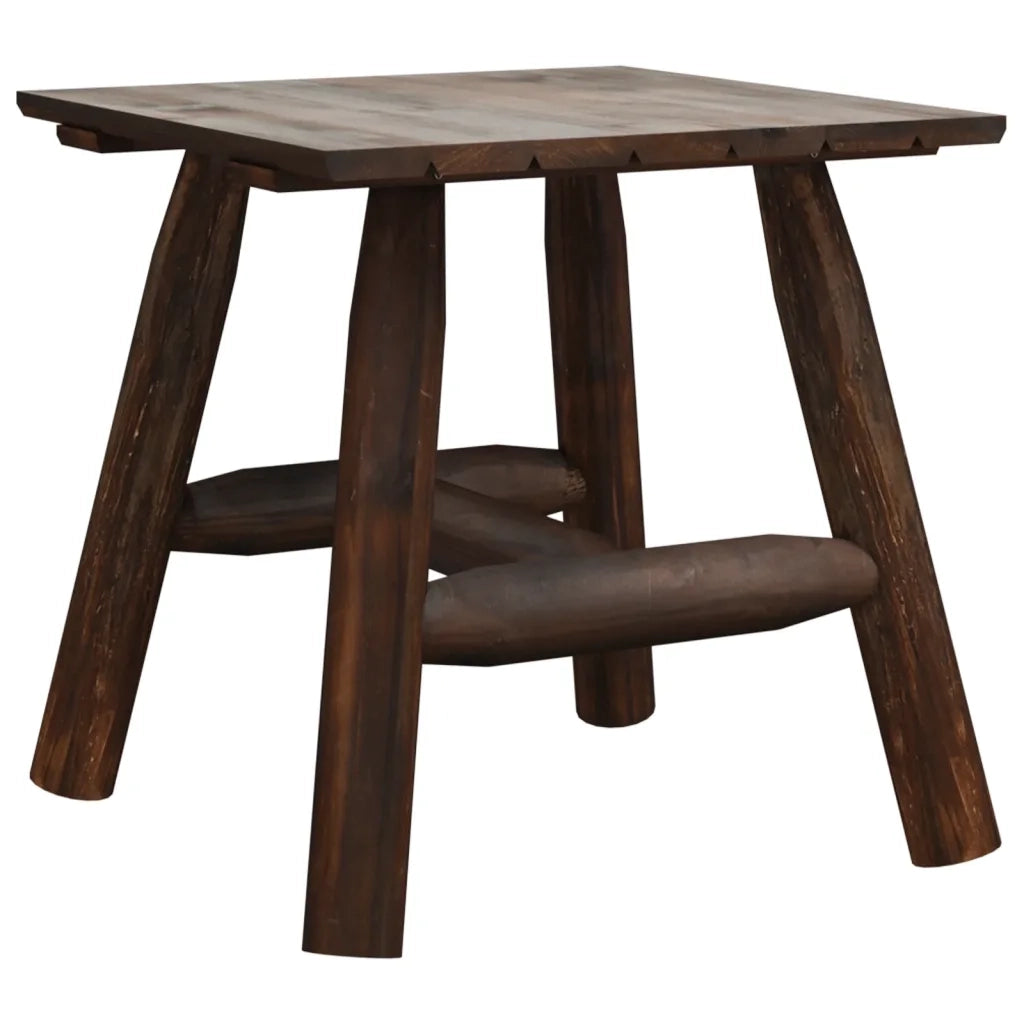 Tavolino 49x49x50 cm in Legno Massello di Abete Rosso cod mxl 105850
