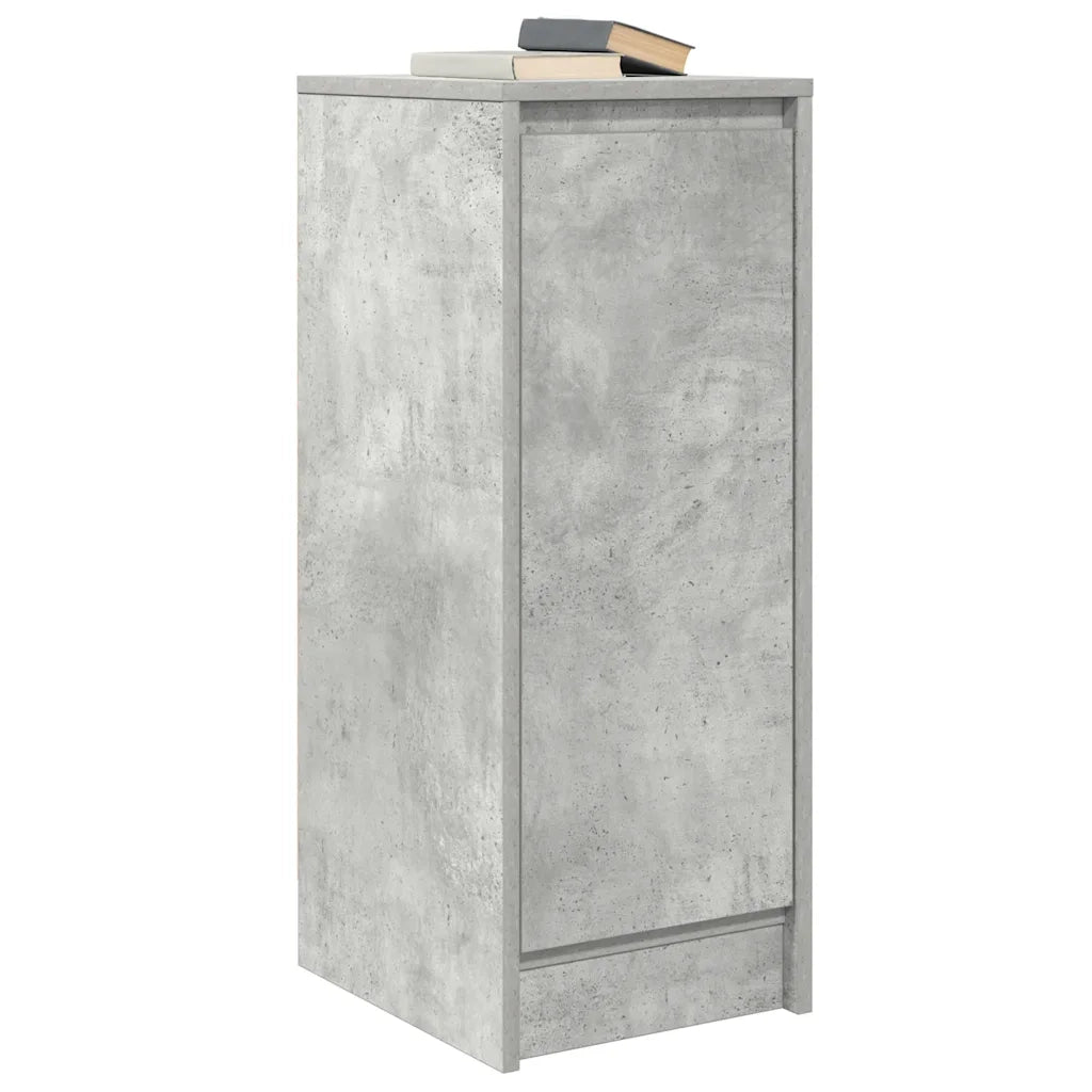 Credenza Grigio Cemento 29,5x34x76 cm in Legno Multistrato 861610