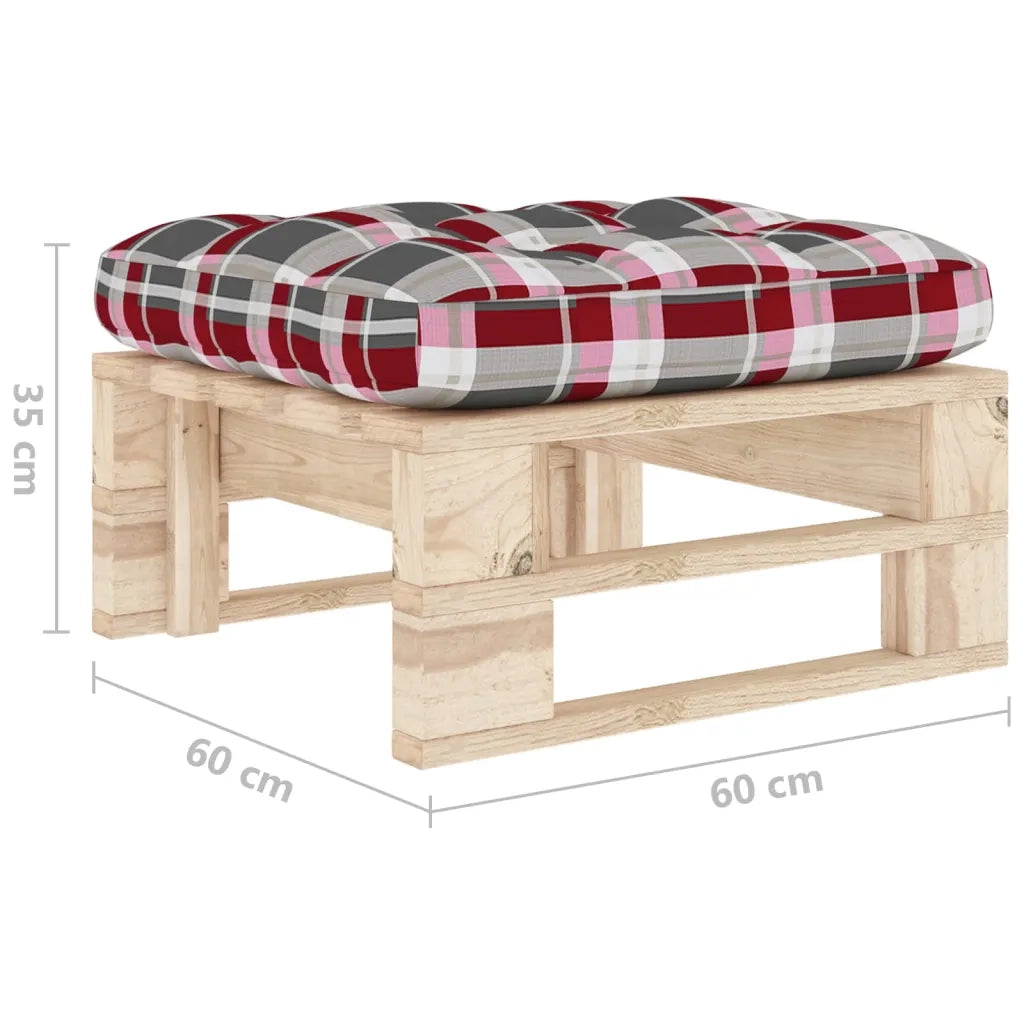 Ottomana da Giardino Pallet in Legno di Pino Impregnato CFW7135625