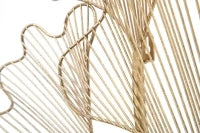 Pannello In Ferro Glam Leaf Cm 79X5X68