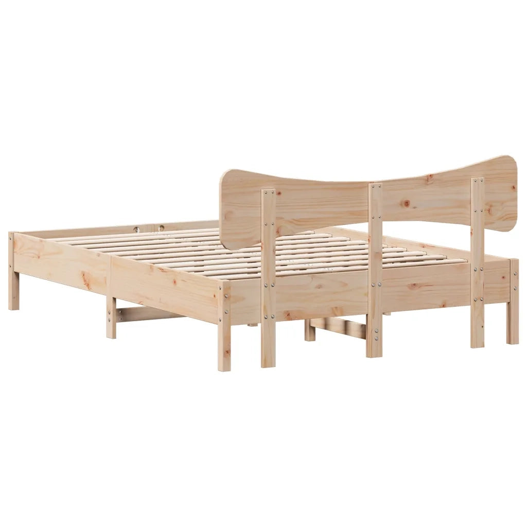 vidaXL Giroletto senza Materasso 120x200 cm in Legno Massello di Pino