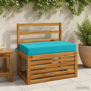 Cuscino per la seduta SOEST 100% Poliestere Turchese 946903