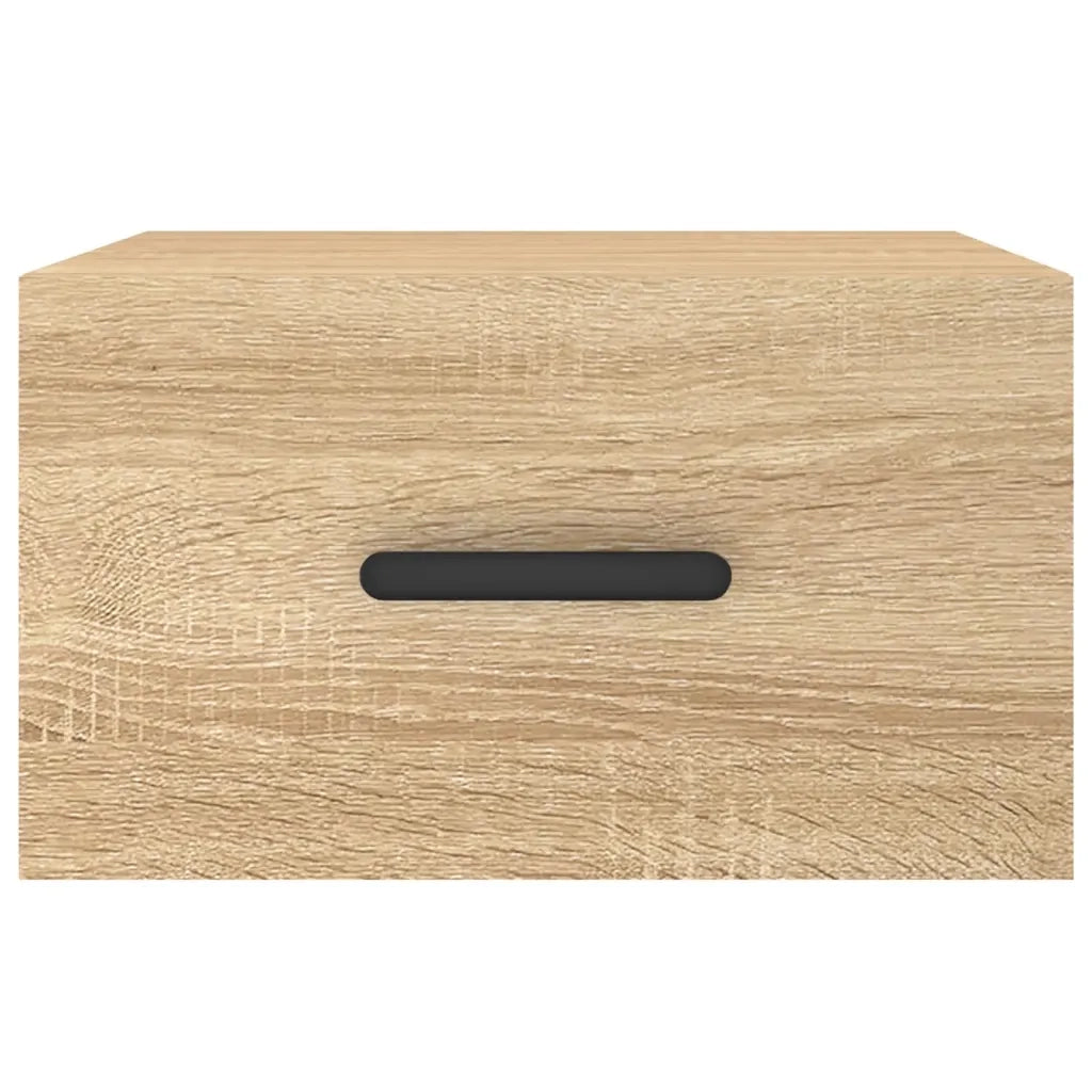 Comodini a Muro 2 pz Rovere Sonoma 35x35x20 cm 829843