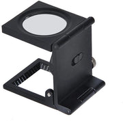 Verglassatura con Luce LED - 10x Amplificazione - Utile per Orologiai - Bianco - Ideale per Ufficio e Scuola - Incluso Stabilizzatore