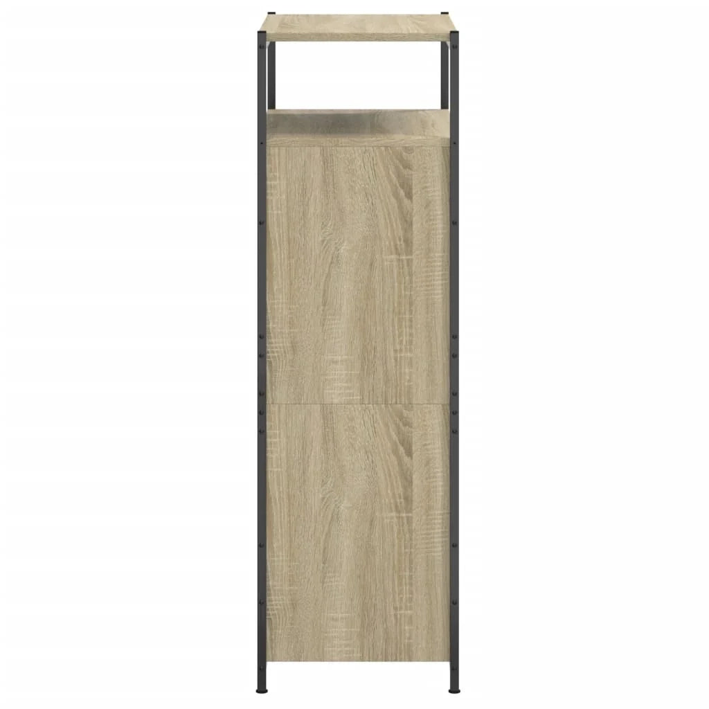 Scarpiera mobile contenitore per scarpe mobile per ingresso/corridoio/soggiorno finitura rovere Sonoma 60 x 34 x 112 cm legno ingegnerizzato marrone 02_0021710