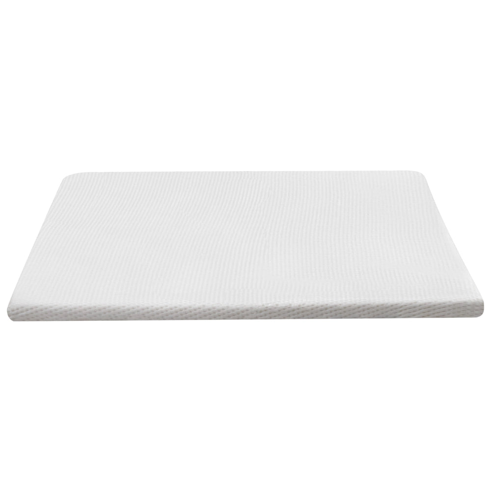 Coprimaterasso in schiuma bianca 160 x 200 cm comfort morbidezza