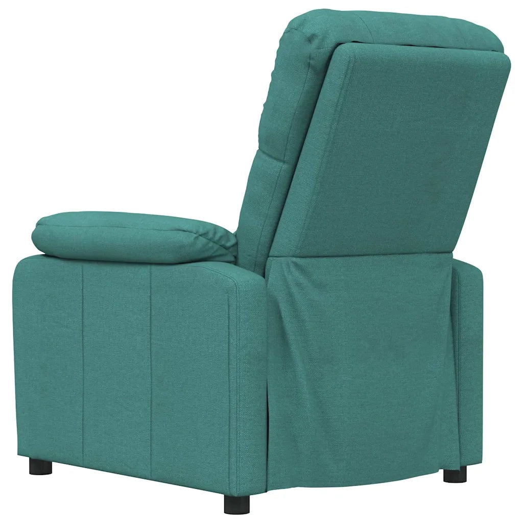 Divano Sedia-Poltrona Reclinabile in Tessuto Verde Scuro 900066