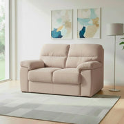 Divano 2 posti Alenda tessuto Roma03 colore Lino 160x98x92h
