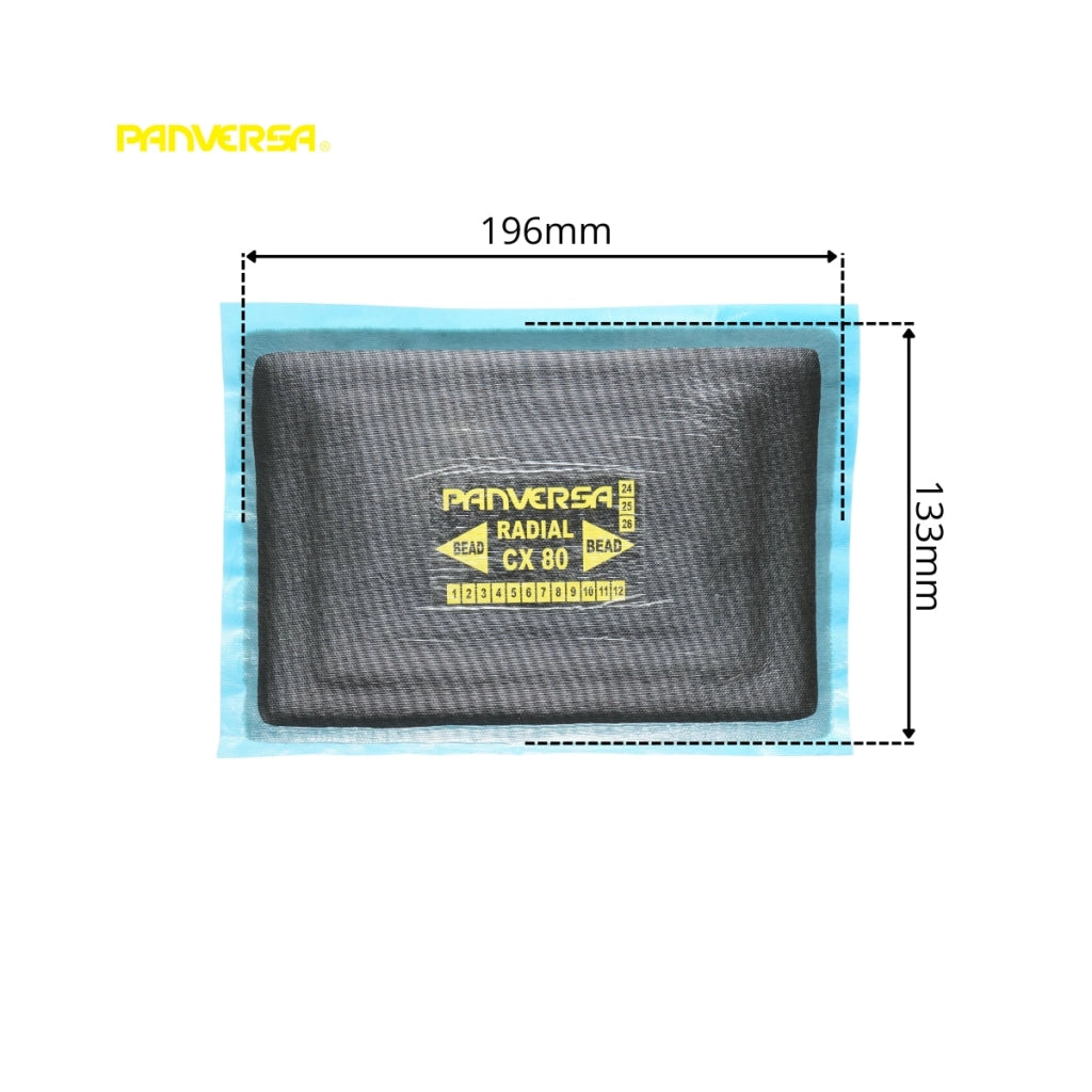 Toppe di vulcanizzazione radiali 133x196mm per pneumatici 5 pz/scatola CX-80 Panversa