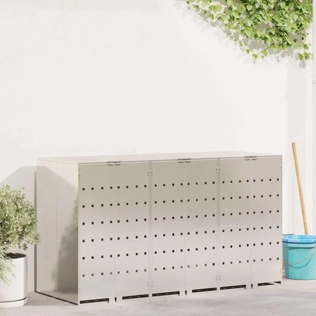 Contenitore per Rifiuti per 3 Bidoni 340 x 77.5 x 115.5 cm