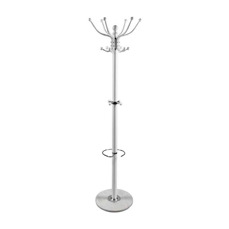 APPENDIABITI CON GANCI IN FERRO H176 CM BIANCO
