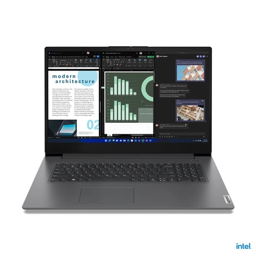 Lenovo V17 G4 IRU Intel® Coreâ¢ i7 i7-1355U Computer portatile 43,9 cm (17.3") Full HD 16 GB DDR4-SDRAM 512 GB SSD Wi-Fi 6 (802.11ax) Windows 11 Pro Italiano Grigio