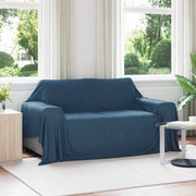 Coperte da Pile 6 pcs Blu navy 280 x 210 cm Panno 42017147