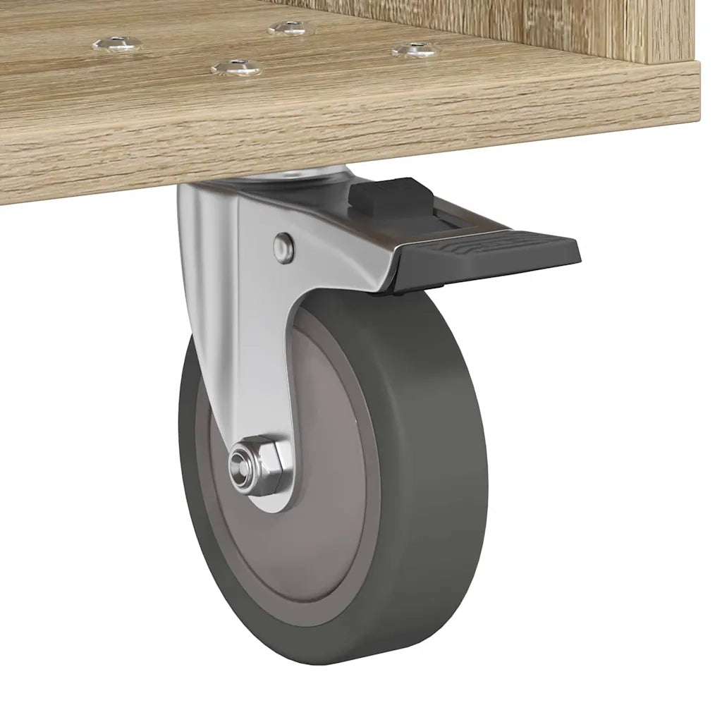 Comodino Rovere Sonoma 40,5 x 40 x 48 cm Legno multistrato