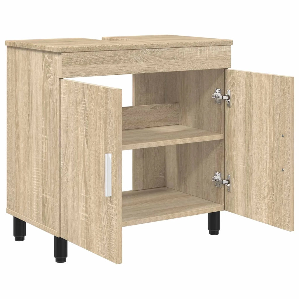 Mobiletto da bagno Rovere Sonoma 60 x 35 x 60 cm 889397