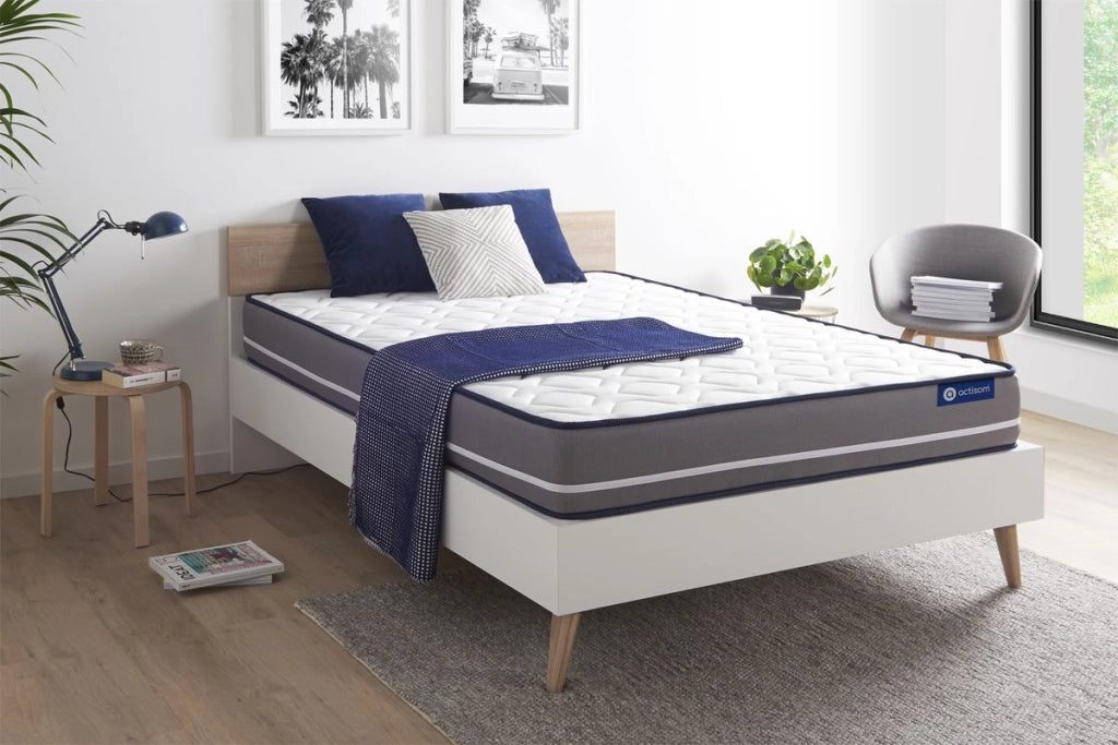 Materasso matrimoniale Actilatex pur 140x210cm - Spessore : 20cm - Lattice e memory foam - Rigido