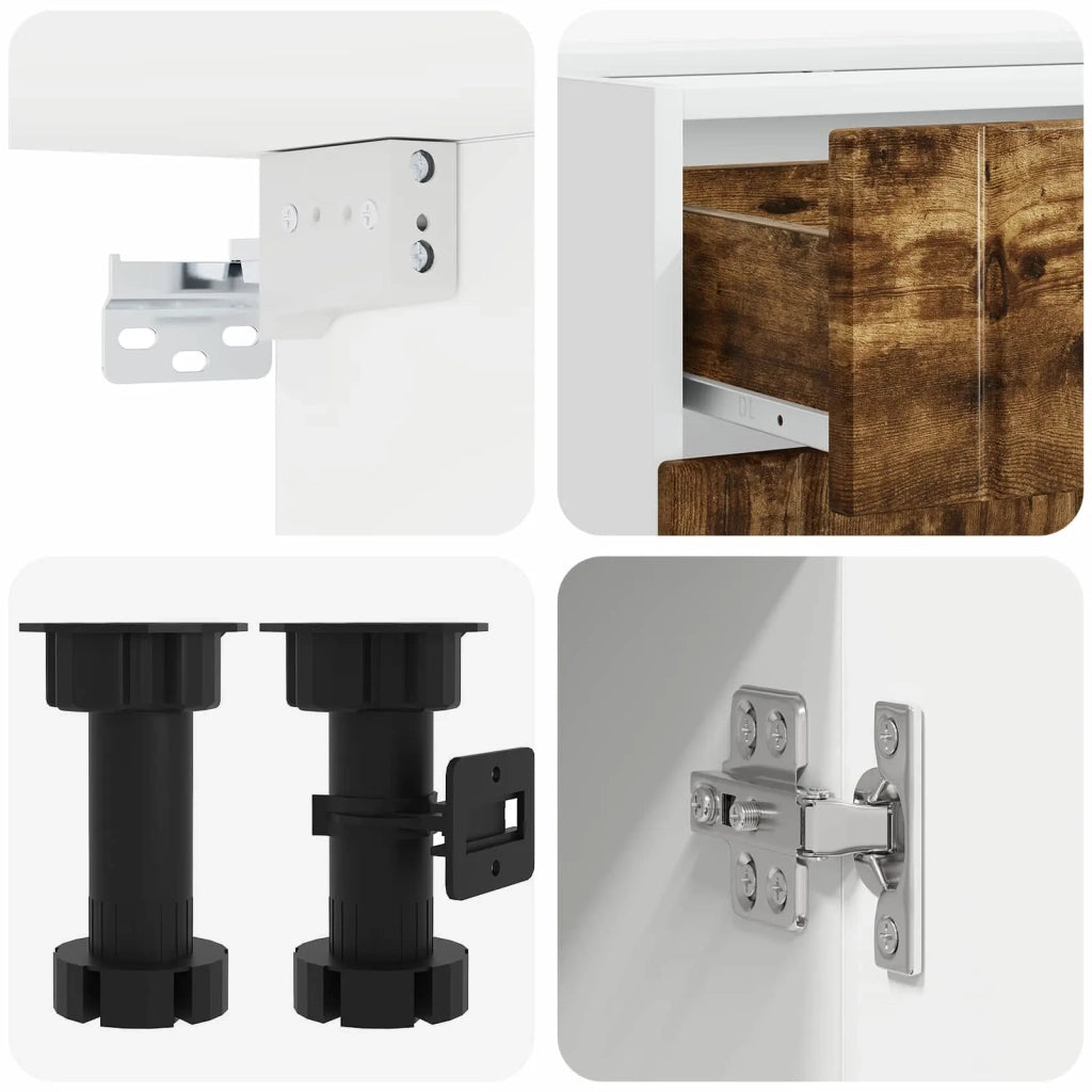 Unità Cucina LUCCA 5 pcs Rovere Fumo Legno ingegnerizzato 3438260