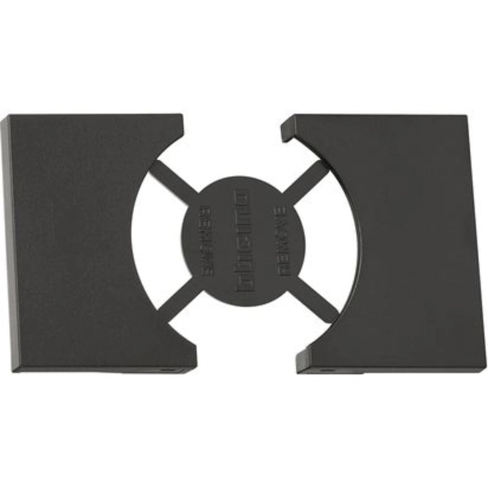 Cover bticino living now per prese standard p40 2 moduli varie finiture *** colore nero, confezione 1