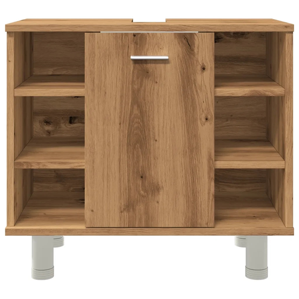 Armadietto Bagno Artigianale 60x32x53,5 cm Legno Multistrato 856145