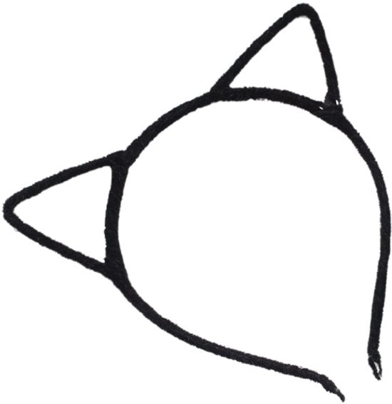 Cintura per Capelli Unisex Animale Orso - Abito di Halloween/ Natale - Accessori Capelli - Cintura per Capelli - Regalo Ideale - Cintura per Capelli Sottile Nero