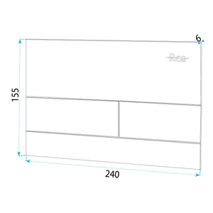 Pulsante Per Supporto Set Da Incasso Wc Rea T K011a-q Gold Brush