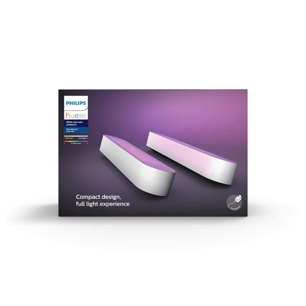 Philips Hue White and Color ambiance Barra luminosa Hue Play, confezione doppia
