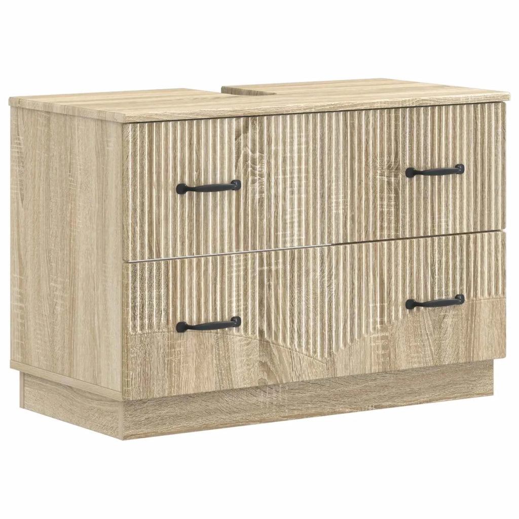 Armadio per Lavabo da Bagno HOORN Rovere Sonoma 82 x 41 x 56 cm 897237