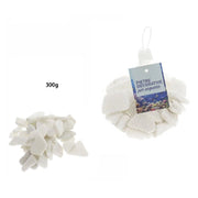 Trade Shop - Pietre Decorative Piatte Acquario Bianche 300gr Decorazione Giardino Piante 70266 -